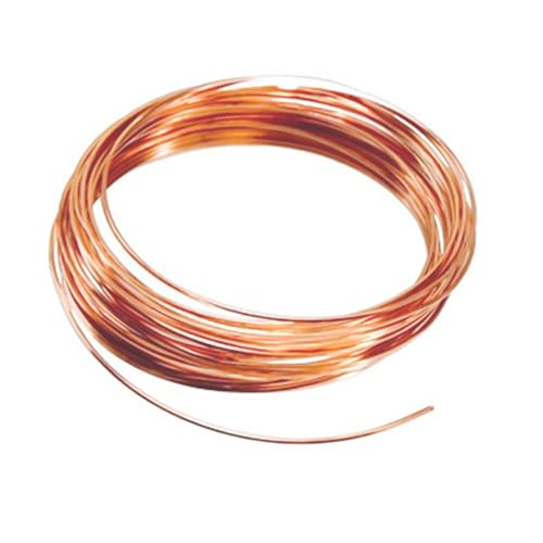 Reiner Kupferdraht, Blanker T2 Kupferdraht, Kupfer Pur,Massiver Kupferdraht,Kupferspule Copper Wire, Länge 287/112/71/31/18/11.5/7.9m (11.5m, 2.5mm) von Kuabiz