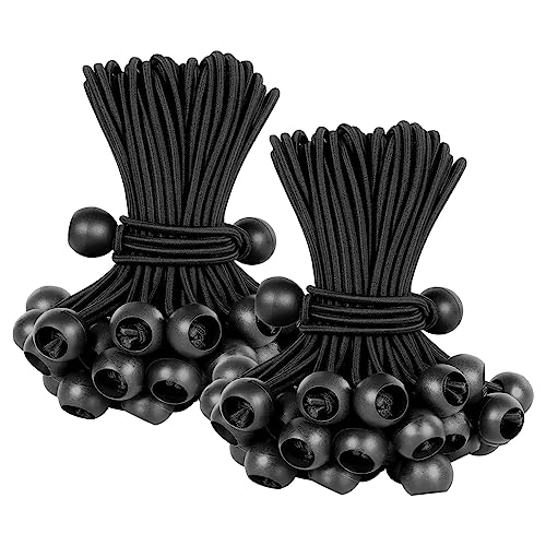 Spanngummis mit Kugel 50 Stücks, Planenspanner mit Kugel für Zelte,Gummispanner mit Kugel 15-20cm,Gummispanner Planenspanner,Spanngummi Kurz,Expanderschlingen,für Planen Zelt Banner Netz Pavillions Spanngummis mit Kugel 50 Stücks, Planenspanner mit Kugel für Zelte,Gummispanner mit Kugel 15-20cm,Gummispanner Planenspanner,Spanngummi Kurz,Expanderschlingen,für Planen Zelt Banner Netz Pavillions von Kuaikely