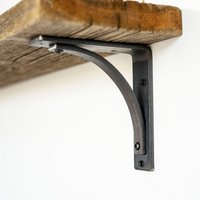 Benutzerdefinierte Corbel Regalhalterung 1, 5 "Breit, Robuste, Industrielle Eisenhalterung, Bar - Und Thekenstütze, Rustikale Handgeschmiedete von KubieSteelco