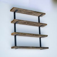Vierfach-Regalhalterung, 1, 5-Zoll-Hochleistungs-Vierfach-Multi-Level-Halterung, Industrielle Regalhalterung, Moderne Regalhalterung von KubieSteelco