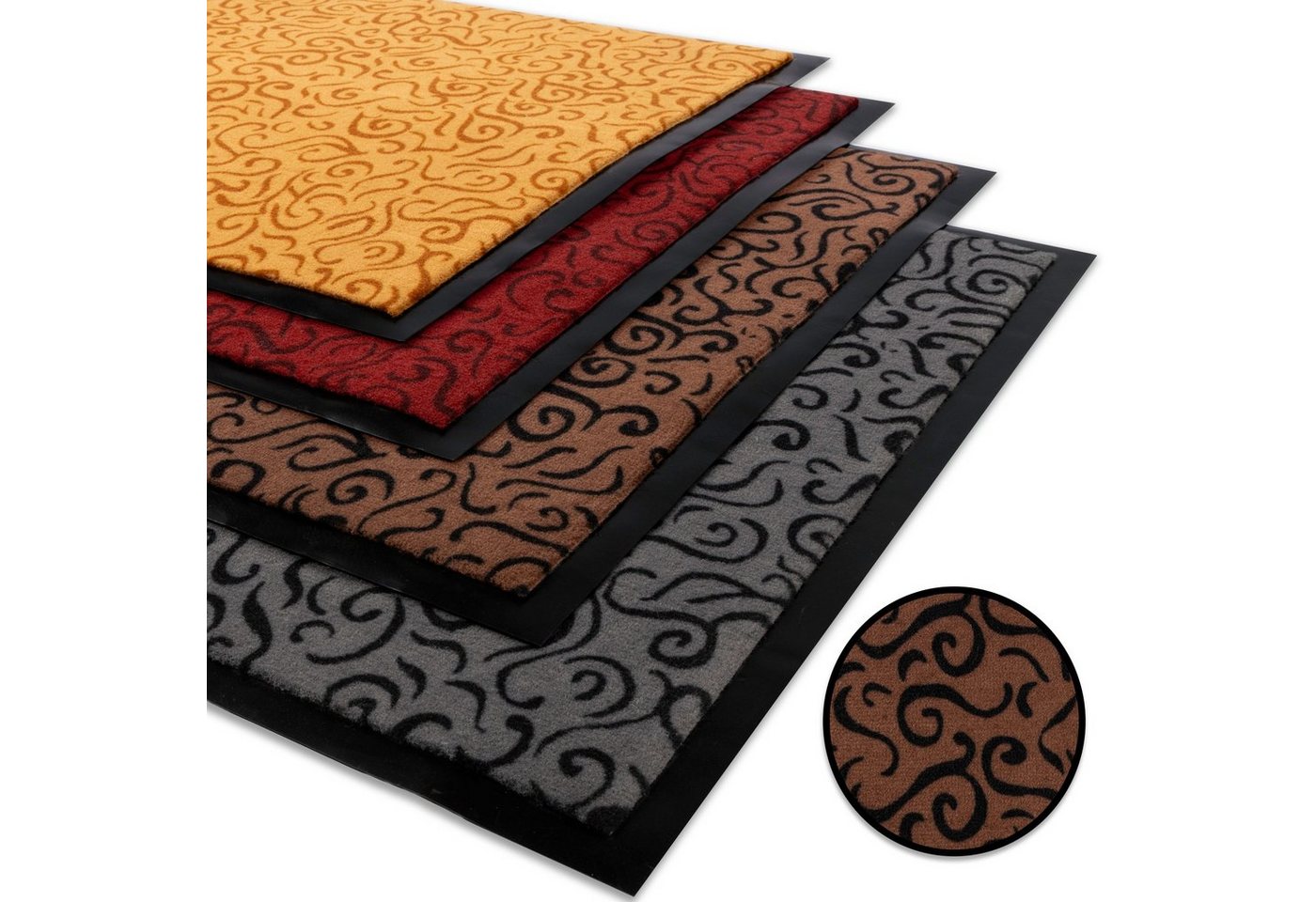 Fußmatte Design-Sauberlaufmatte Tropical, Viele Farben & Größen, Kubus von Kubus