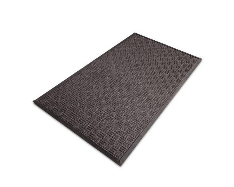 Karat Fußmatte Türmatte Laguna Scrubber-Struktur Anthrazit, 3 Größen, Sauberlaufmatte, rechteckig, Höhe: 9 mm von Karat