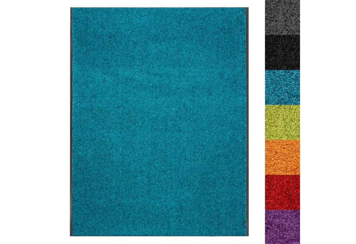 Fußmatte Use&Wash, Kubus, Rechteckig, Höhe: 8 mm, Schmutzfangmatte von Kubus