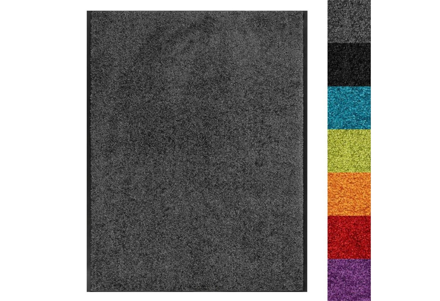 Fußmatte Use&Wash, Kubus, Rechteckig, Höhe: 8 mm, Schmutzfangmatte von Kubus