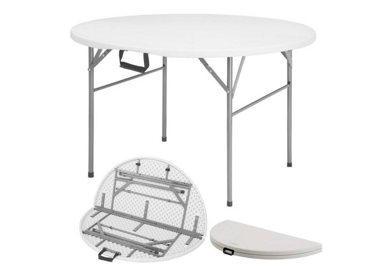 Kubus Campingtisch Sendai, Klapptisch zusammenklappbar mit integriertem Tragegriff, Platzsparende Lagerung von Kubus