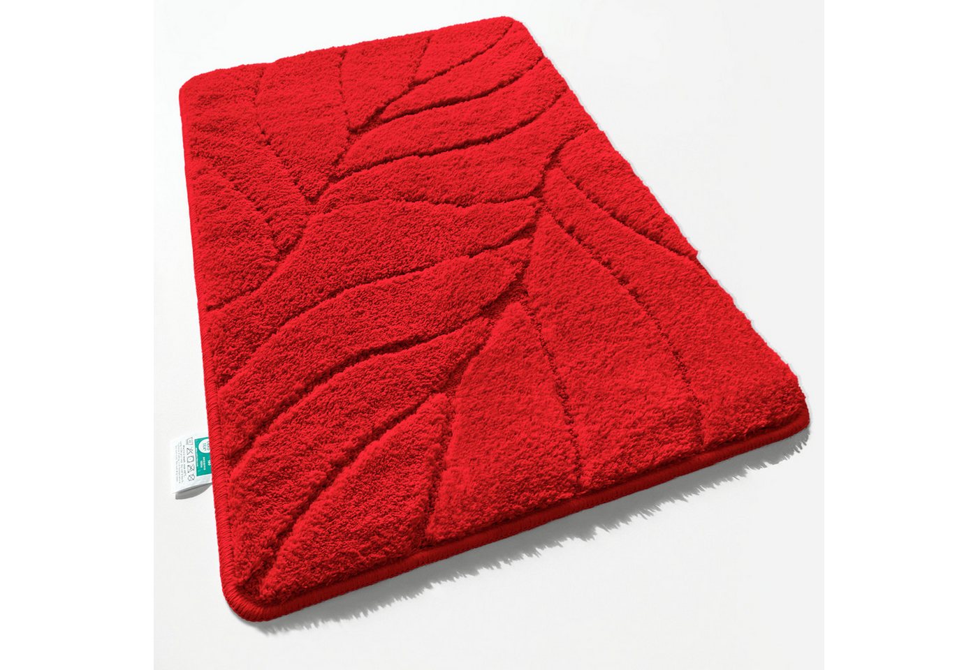 Kubus Duschmatte Elara, Badematte mit Blattstruktur, Polyester, Verschiedene Farben und Größen Kubus Duschmatte Elara, Badematte mit Blattstruktur, Polyester, Verschiedene Farben und Größen von Kubus