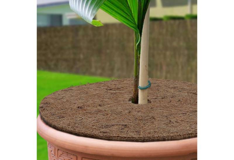 Kubus Mulchplatte Mulchscheiben aus Kokos, (25-tlg), Recycelbar von Kubus