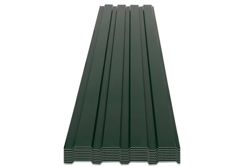Kubus Trapezblech 15er Set, Dachplatten in Stärke 0,25 mm, 115 x 45 cm von Kubus
