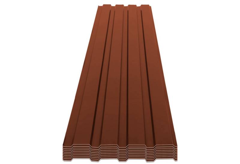 Kubus Trapezblech 15er Set, Dachplatten in Stärke 0,25 mm, 115 x 45 cm von Kubus