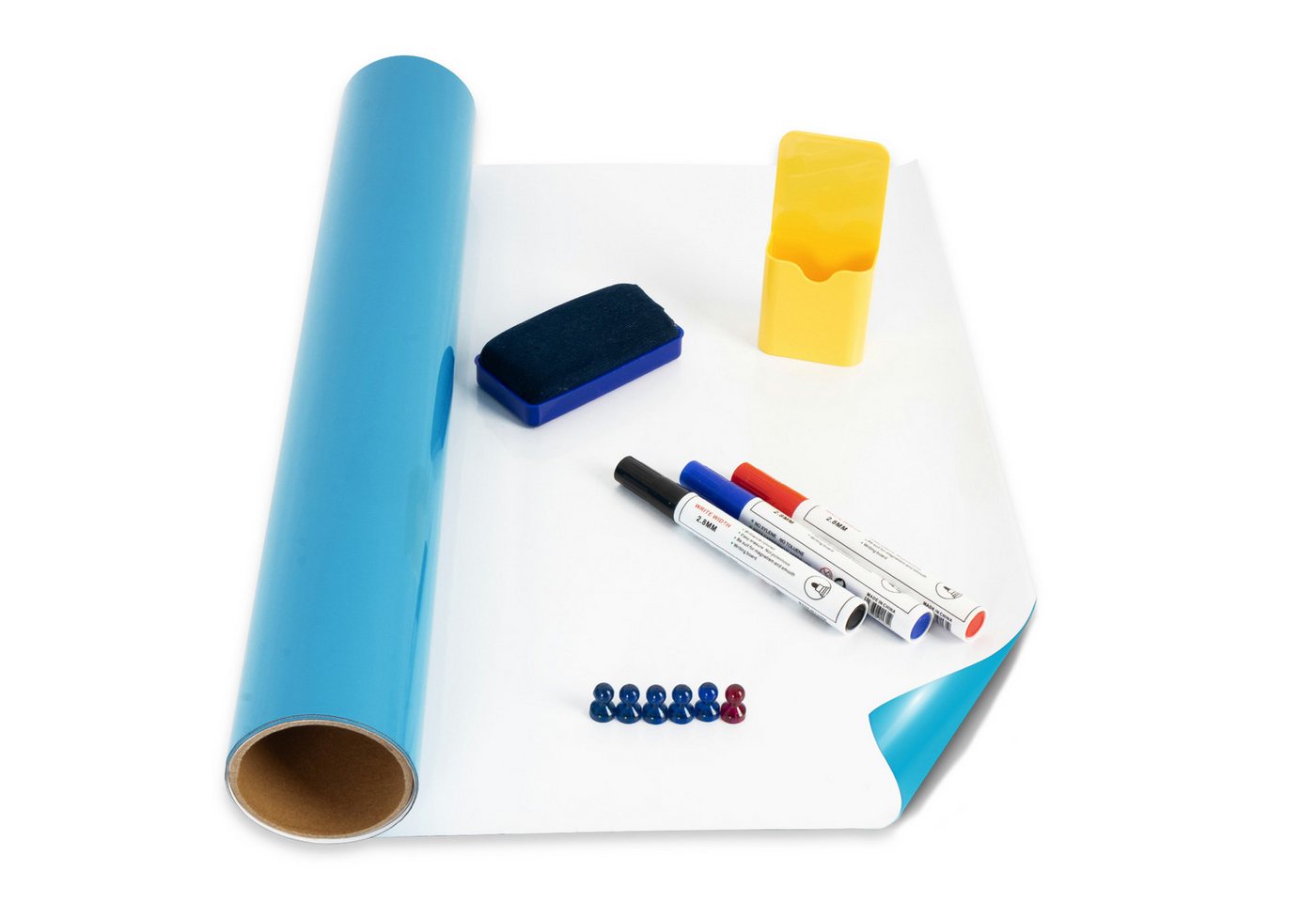 Kubus Wandtafel Tafelfolie, Selbstklebend & magnetisch, inkl. Zubehör, Erhältlich in 5 Größen Kubus Wandtafel Tafelfolie, Selbstklebend & magnetisch, inkl. Zubehör, Erhältlich in 5 Größen von Kubus