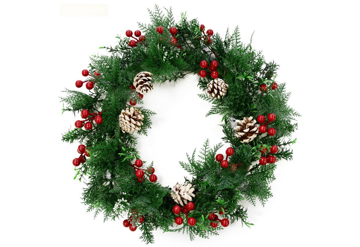 Kunstkranz Weihnachtskranz Yuletide, Stimmungsvolles, winterliches Design, Kubus, Weihnachtlicher Hingucker Kunstkranz Weihnachtskranz Yuletide, Stimmungsvolles, winterliches Design, Kubus, Weihnachtlicher Hingucker von Kubus