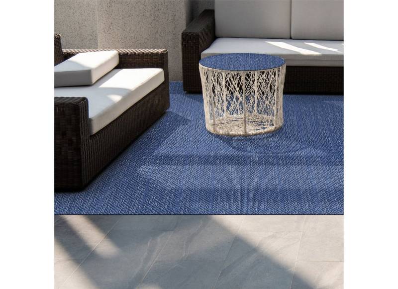 Outdoorteppich Alberca, Teppich für draussen, verschiedene Größen, rutschfest, Karat, rechteckig, für Innen und Außen geeignet von Karat