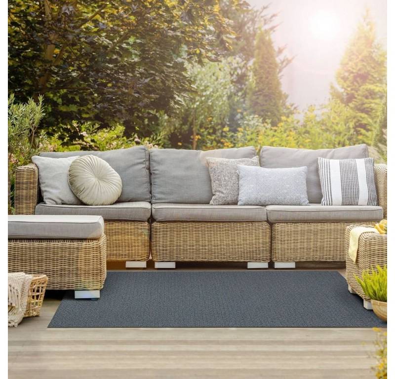 Outdoorteppich Design Chivasso, als Läufer, Teppich oder Bodenbelag, Karat, rechteckig, für Balkon, Terrasse und Garten von Karat