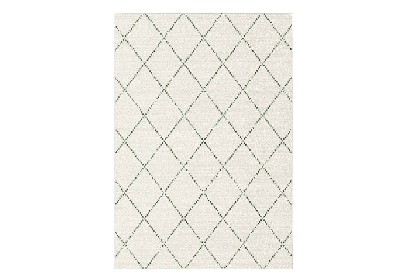 Karat Outdoorteppich Sina, 4 Größen, In- & Outdoor geeignet, 100% Polypropylen, Rechteckig, Höhe: 7 mm, pflegeleicht, Terrasse von Karat