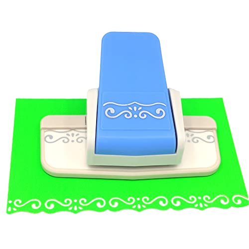 Kucaa Handgefertigter Scrapbooking Randlocher ausgefallener Randlocher S-Form Design DIY Papierschneider(S-Form) von Kucaa