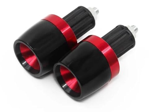 Kucihum Brems Kupplungshebel Motorrad Für GSXS Für GSX-S 125 150 750 1000 F Für ABS Für GSXS750 Für GSXS1000 7/8 "22 MM Lenker Handgriffe Griff Bar End Kappe(Red) von Kucihum