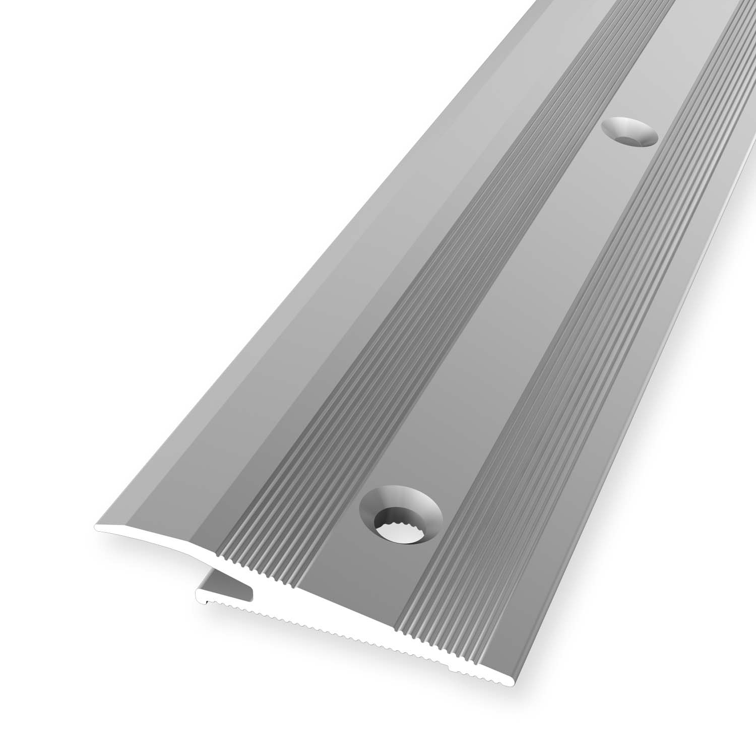Ausgleichsprofil 6.3 x 38 x 2700 mm Aluminium Anpassungsprofil Höhenausgleich Geriffelt Küberit von Küberit