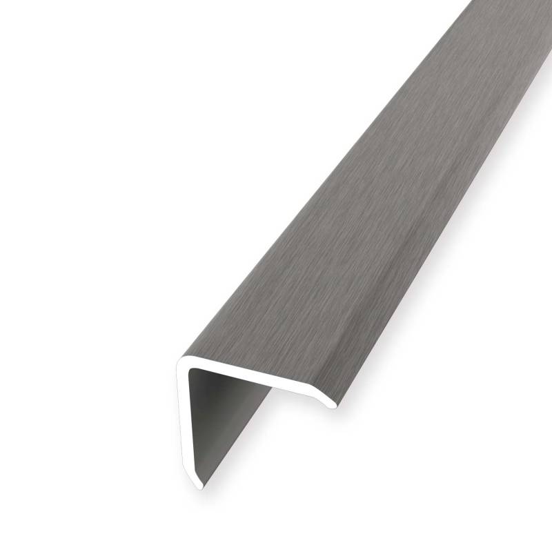 Eckschutzwinkel 20 x 20 x 2500 mm Aluminium Winkelprofil Glatt Ungebohrt Küberit von Küberit