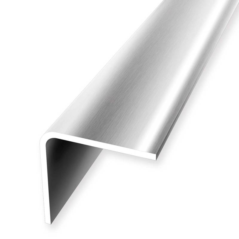 Eckschutzwinkel 31 x 31 mm Edelstahl Matt Winkelprofil Glatt Ungebohrt versch. Längen Küberit von Küberit