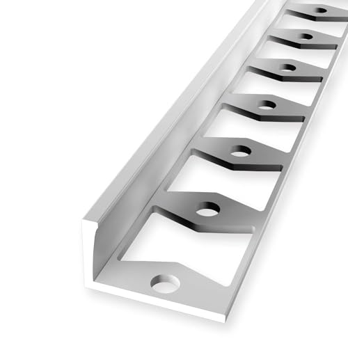 Einfassleiste 16.5 x 22.5 x 2500 mm Einfassprofil Abschlussprofil Aluminium Natur Geschlossen Gestanzt Doppel-K-Profil Einfassleiste 16.5 x 22.5 x 2500 mm Einfassprofil Abschlussprofil Aluminium Natur Geschlossen Gestanzt Doppel-K-Profil von Küberit