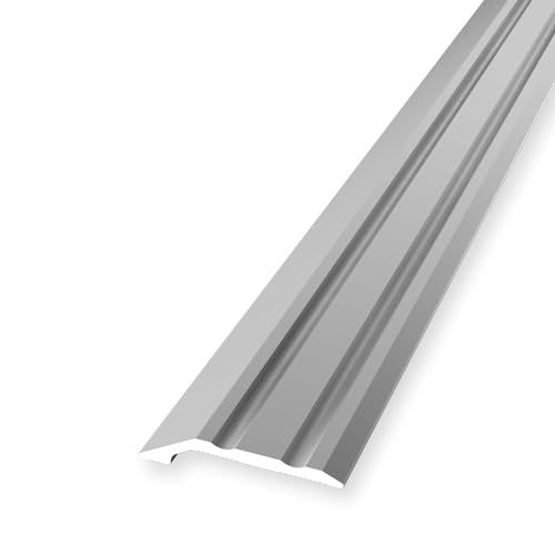 Einfassleiste 6 x 30 x 2700 mm Einfassprofil Abschlussprofil Aluminium eloxiert Geriffelt Selbstklebend Silber Einfassleiste 6 x 30 x 2700 mm Einfassprofil Abschlussprofil Aluminium eloxiert Geriffelt Selbstklebend Silber von Küberit