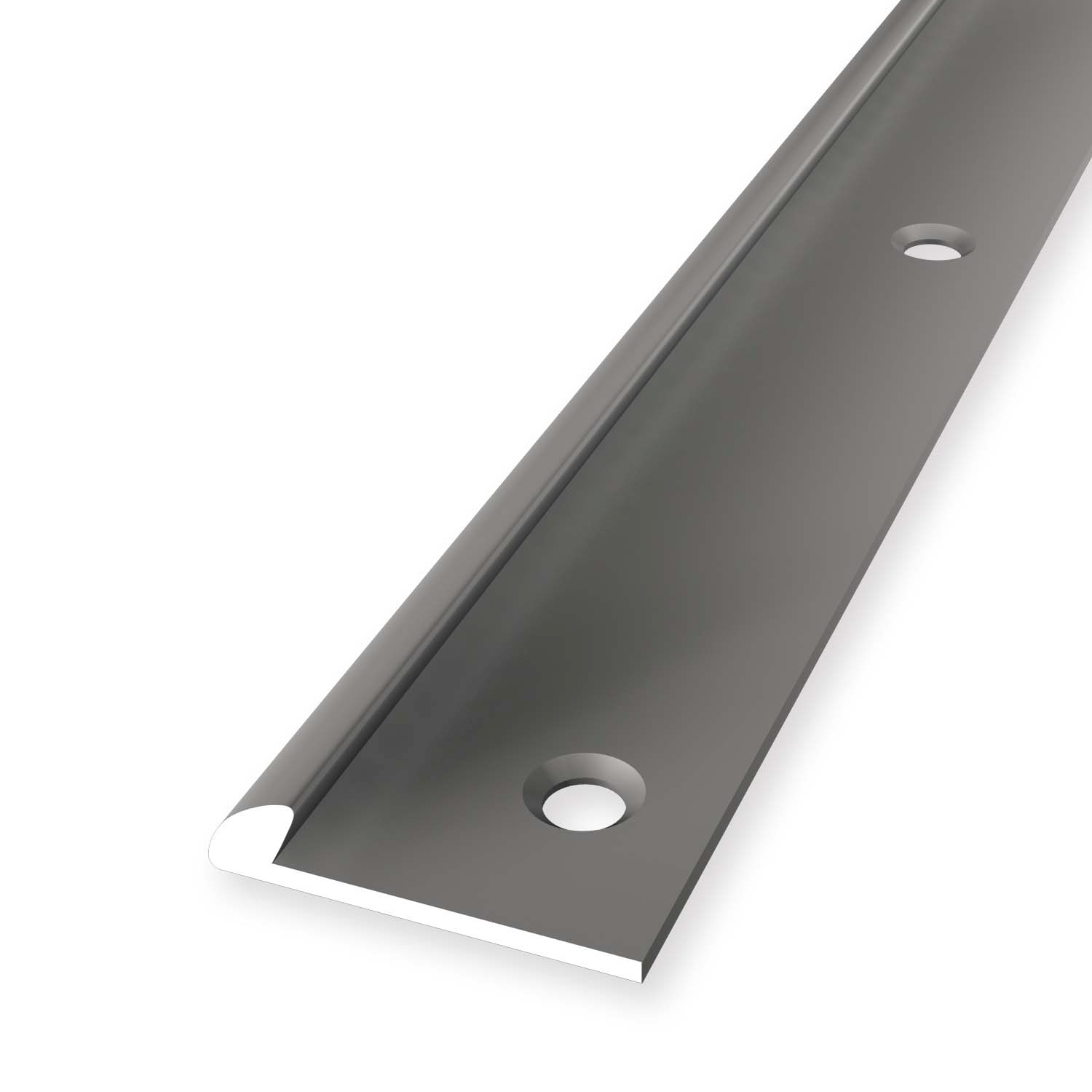 Einfassprofil 3.5 x 18 x 2500 mm Aluminium Abschlussprofil Glatt Versenkt Gebohrt Küberit von Küberit