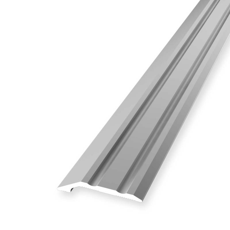 Einfassprofil 6 x 30 mm Aluminium Abschlussprofil Geriffelt Silber versch. Längen Küberit von Küberit