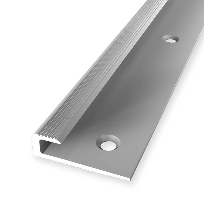 Einfassprofil 8 x 30 x 2500 mm Aluminium Abschlussprofil Geriffelt Silber Küberit Einfassprofil 8 x 30 x 2500 mm Aluminium Abschlussprofil Geriffelt Silber Küberit von Küberit