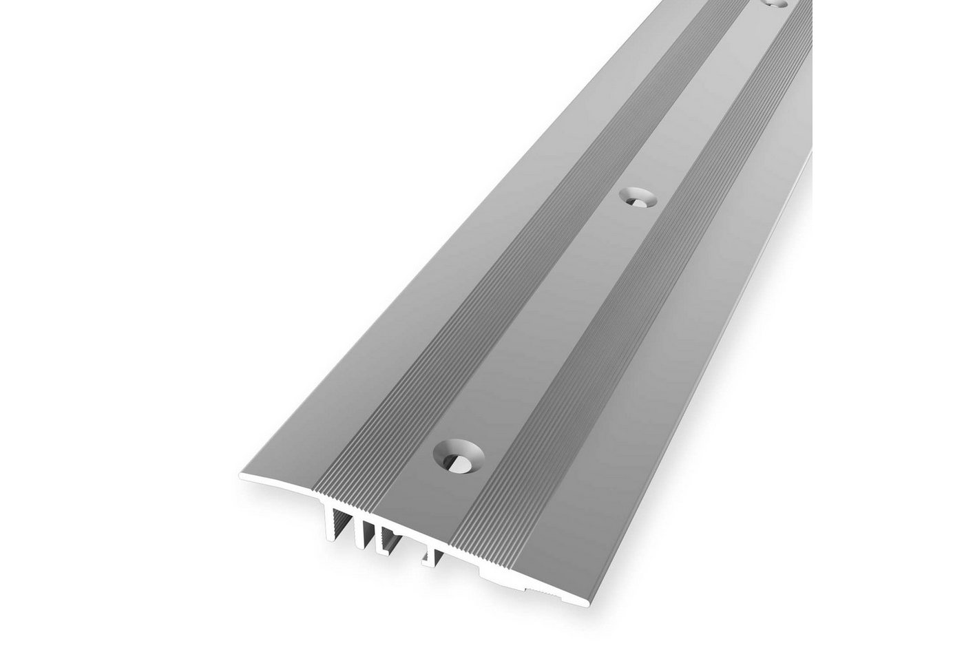 Küberit Anpassprofil 12 x 80 x 2700 mm Aluminium Ausgleichsprofil Silber Versenkt Gebohrt Küberit Anpassprofil 12 x 80 x 2700 mm Aluminium Ausgleichsprofil Silber Versenkt Gebohrt von Küberit