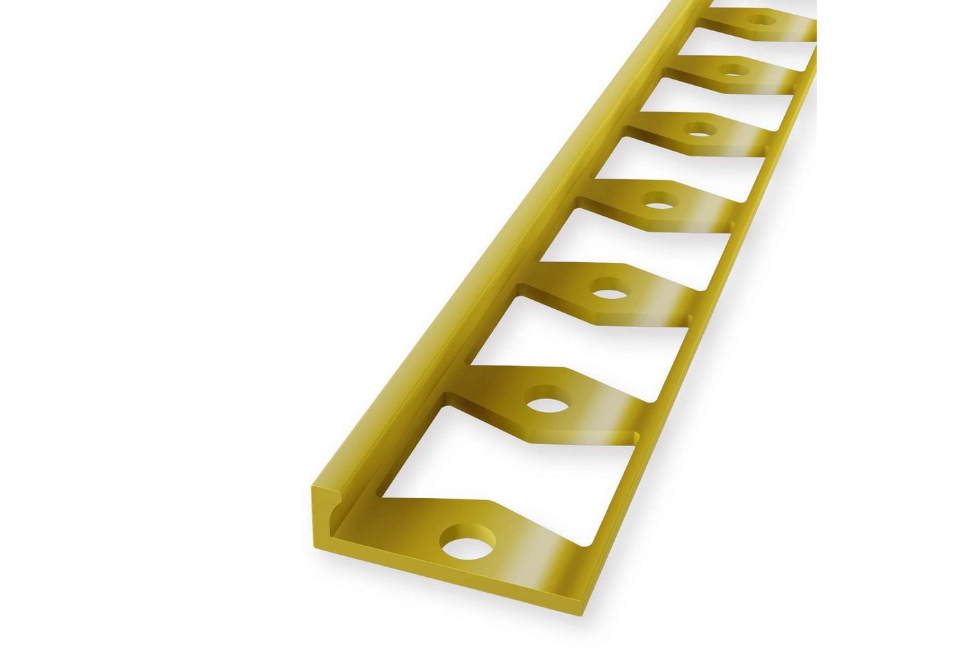 Küberit Anschlussprofil 6 x 21 x 2500 mm Einfassprofil Messing Poliert Geschlossen Gestanzt Küberit Anschlussprofil 6 x 21 x 2500 mm Einfassprofil Messing Poliert Geschlossen Gestanzt von Küberit