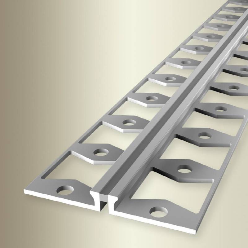Küberit Dehnungsfugen- & Fliesenprofile 48 x 2500 mm Einfasshöhe 3 - 6 mm Alu eloxiert von Küberit