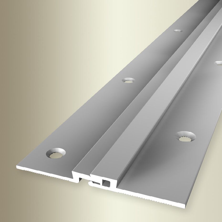 Küberit Dehnungsfugen- & Fliesenprofile B 53 mm L 2700 mm Einfasshöhe 2.2 mm Alu elox von Küberit