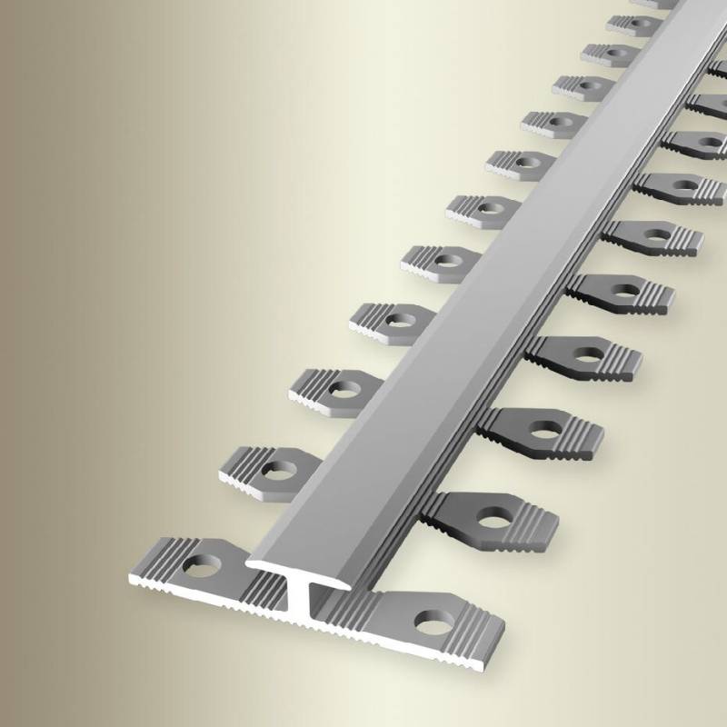 Küberit Einfass- & Abschlussprofile H 7 mm B 34 mm L 2700 mm Einfasshöhe 4.5 mm Alu elox von Küberit