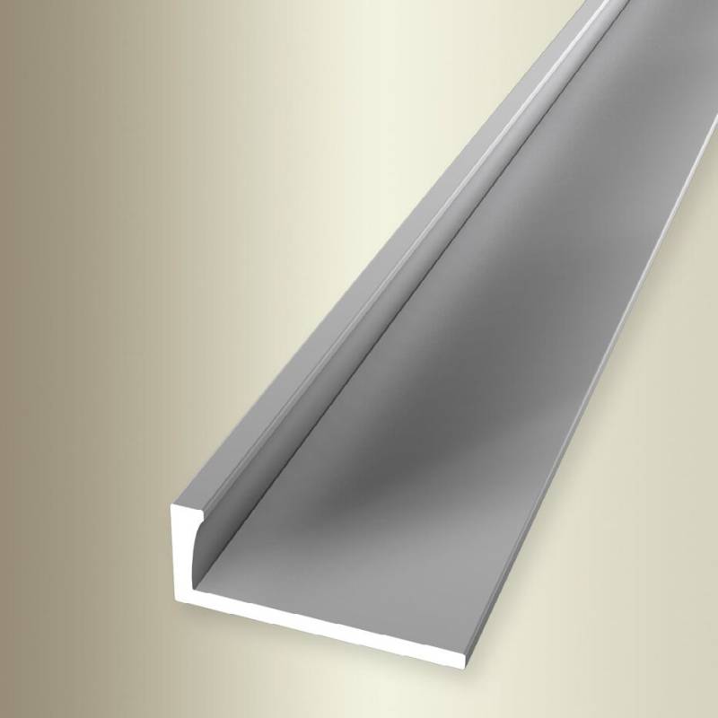 Küberit Einfass- & Abschlussprofile Höhe 9.5 mm Breite 22.5 mm L 2500 mm Einfasshöhe 8 mm von Küberit