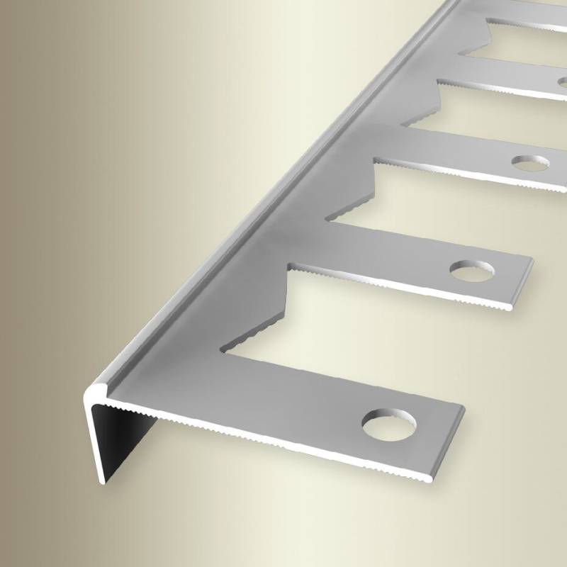 Küberit Treppenkanten- & Winkelprofile H 18.5 mm B 48 mm L 2500 mm Einfasshöhe 2.5 mm von Küberit