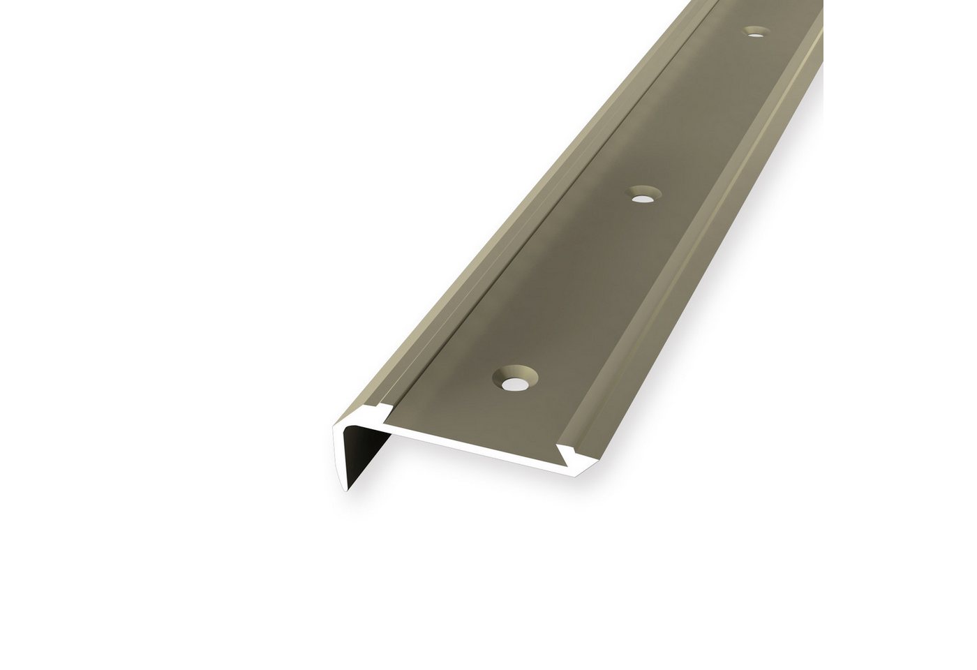 Küberit Treppenkantenprofil 19 x 42 x 2500 mm Winkelprofil Sand Gebohrt Aluminium Küberit Treppenkantenprofil 19 x 42 x 2500 mm Winkelprofil Sand Gebohrt Aluminium von Küberit