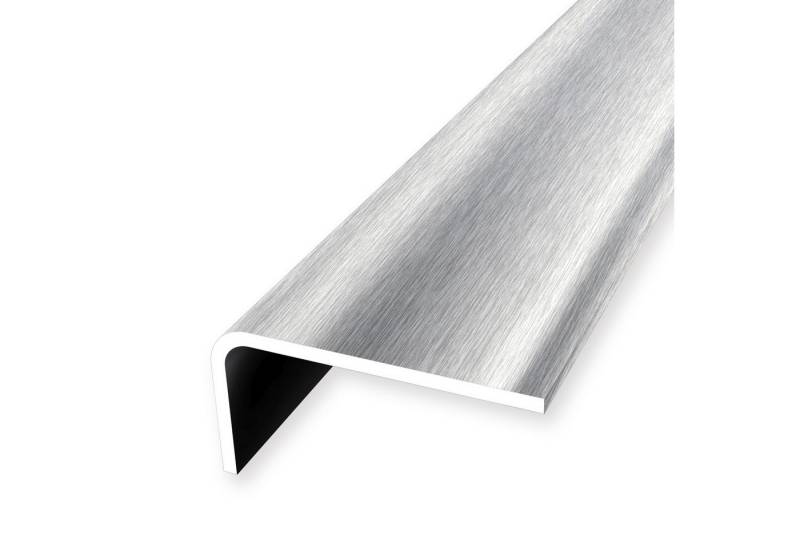 Küberit Treppenkantenprofil 23 x 43 x 2500 mm Winkelprofil Edelstahl Ungebohrt Edelstahl von Küberit