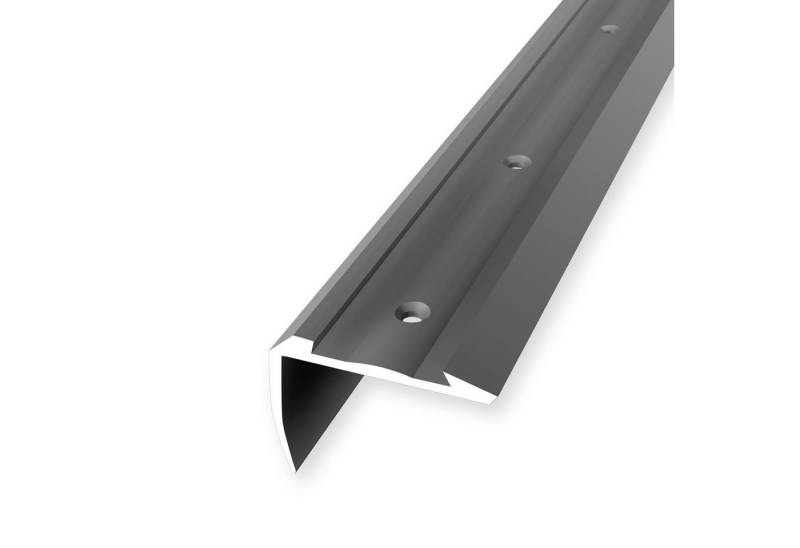 Küberit Treppenkantenprofil 32 x 44 x 2500 mm Winkelprofil Edelstahl Gebohrt Aluminium von Küberit