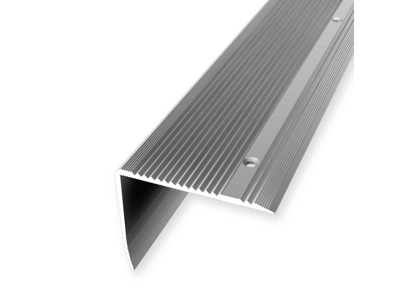 Küberit Treppenkantenprofil 55 x 70 x 1000 mm Aluminium Treppenprofil Silber Versenkt Gebohrt Küberit Treppenkantenprofil 55 x 70 x 1000 mm Aluminium Treppenprofil Silber Versenkt Gebohrt von Küberit