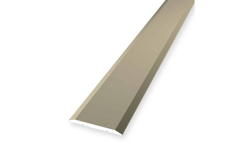 Küberit Übergangsprofil 2 x 25 x 1000 mm Aluminium Übergangsschiene Beige Selbstklebend von Küberit