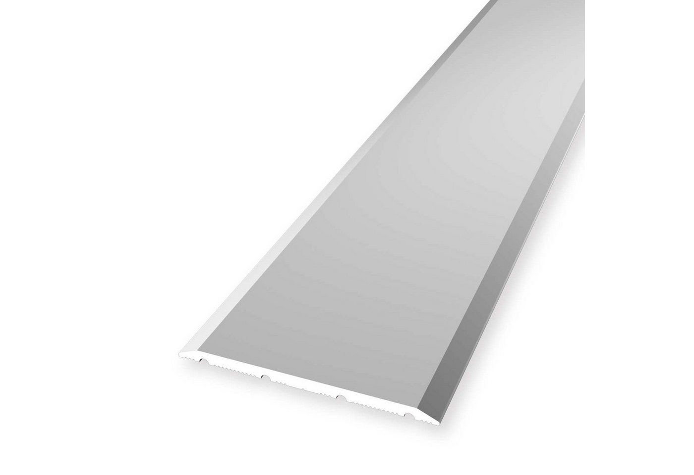 Küberit Übergangsprofil 2 x 40 x 2700 mm Aluminium Übergangsschiene Silber Selbstklebend von Küberit