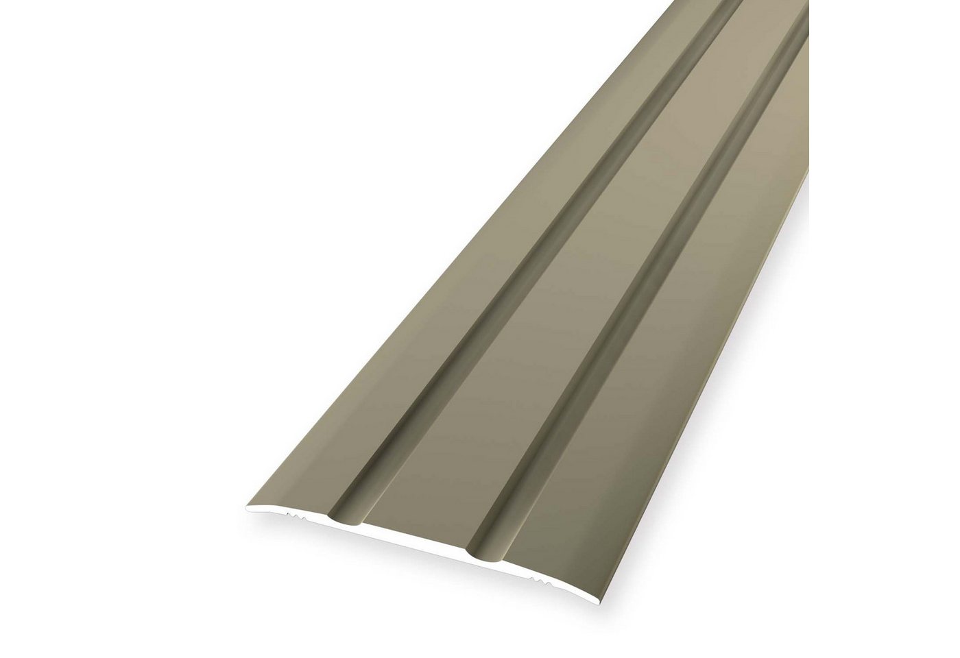 Küberit Übergangsprofil 2.5 x 38 x 1000 mm Aluminium Übergangsschiene Beige Selbstklebend von Küberit
