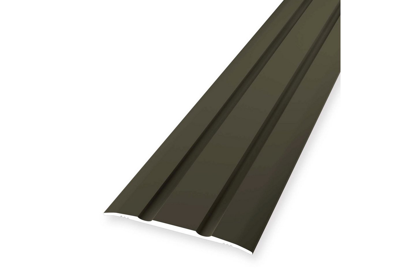 Küberit Übergangsprofil 2.5 x 38 x 1000 mm Aluminium Übergangsschiene Bronze Selbstklebend von Küberit