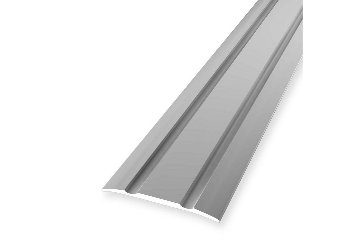 Küberit Übergangsprofil 3 x 30 x 2700 mm Aluminium Übergangsschiene Silber Selbstklebend von Küberit