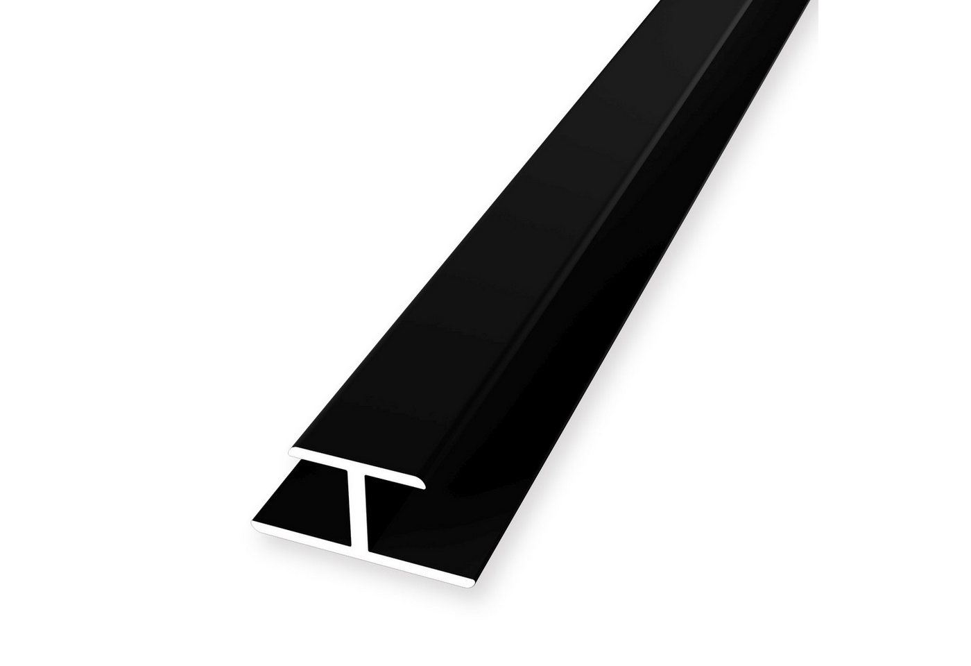 Küberit Verbindungsprofil 10.2 x 10.2 x 2550 mm Wandprofil Tapetenprofil H-Profil Ungebohrt von Küberit