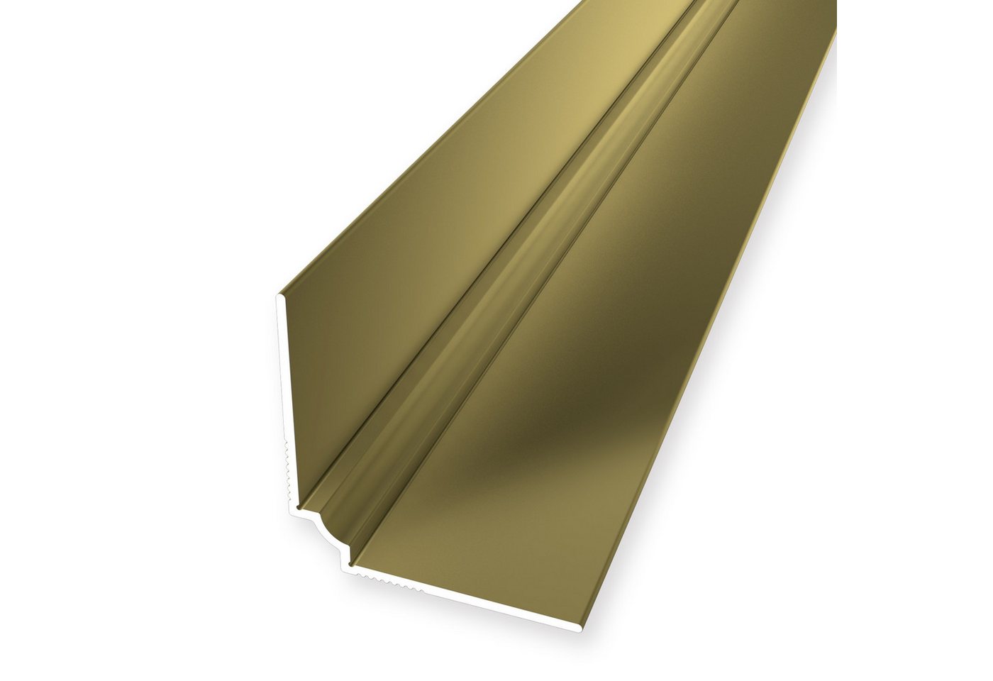 Küberit Verbindungsprofil 25 x 25 x 2700 mm Wandprofil Tapetenprofil Gold Ungebohrt Aluminium von Küberit