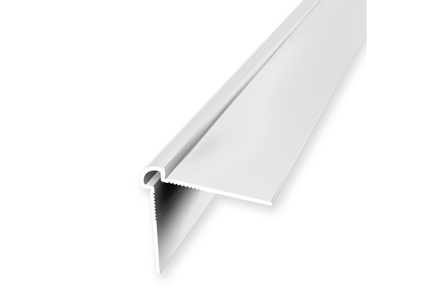 Küberit Verbindungsprofil 25 x 25 x 2700 mm Wandprofil Tapetenprofil Weiß Ungebohrt Aluminium von Küberit
