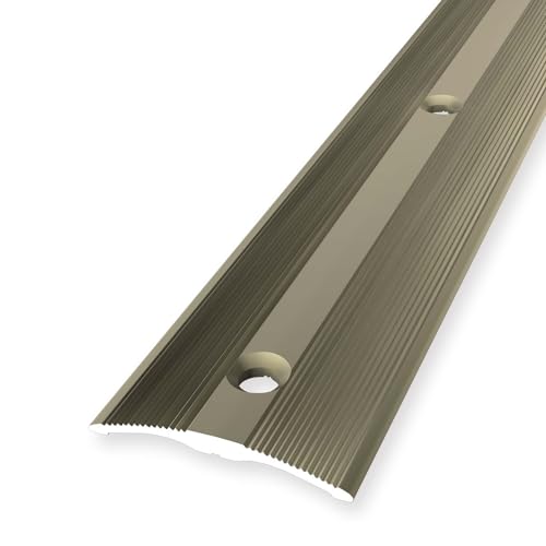 Übergangsleiste 4 x 33 x 1000 mm Übergangsschiene Übergangsprofil Aluminium eloxiert Geriffelt Mittig Versenkt Gebohrt Sandfarbig Übergangsleiste 4 x 33 x 1000 mm Übergangsschiene Übergangsprofil Aluminium eloxiert Geriffelt Mittig Versenkt Gebohrt Sandfarbig von Küberit