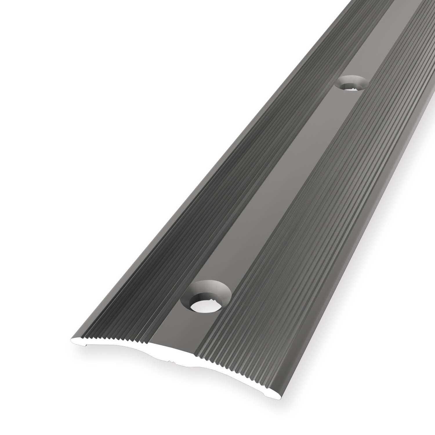 Übergangsschiene 4 x 33 mm Aluminium Übergangsprofil Geriffelt versch. Längen Küberit von Küberit