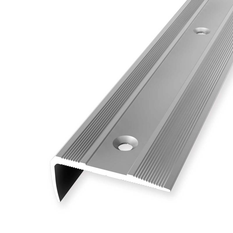 Winkelprofil 16 x 38 mm Treppenkantenprofil Geriffelt Versenkt Gebohrt versch. Varianten Küberit von Küberit